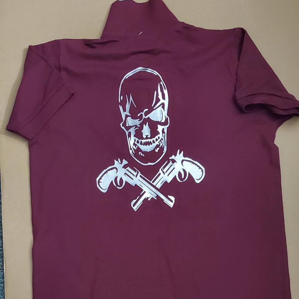 T-shirts polo " heard skeleton "
